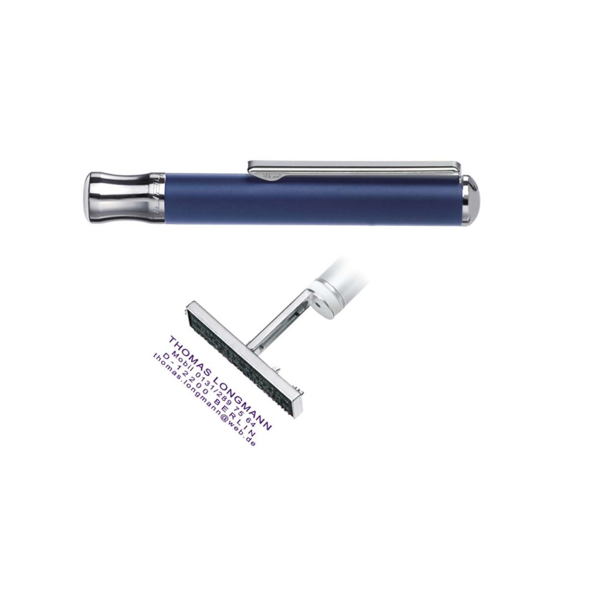 HERI | Taschenstempel Classic Travel Stamp blau (2103M)